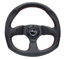 Load image into Gallery viewer, NRG Reinforced Steering Wheel (320mm Horizontal / 330mm Vertical) Leather w/Red Stitching - Black Ops Auto Works