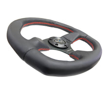 Load image into Gallery viewer, NRG Reinforced Steering Wheel (320mm Horizontal / 330mm Vertical) Leather w/Red Stitching - Black Ops Auto Works