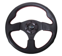 Load image into Gallery viewer, NRG Reinforced Steering Wheel (320mm) Leather w/Red Stitch - Black Ops Auto Works
