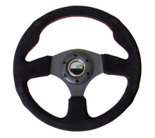 Load image into Gallery viewer, NRG Reinforced Steering Wheel (320mm) Suede w/Red Stitch - Black Ops Auto Works