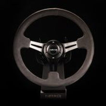 Load image into Gallery viewer, NRG Reinforced Steering Wheel (350mm / 3in. Deep) Black Leather w/ Alcantara Stitching - Black Ops Auto Works