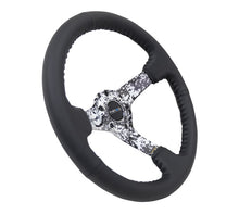 Load image into Gallery viewer, NRG Reinforced Steering Wheel (350mm / 3in. Deep) Blk Leather w/Hydrodipped Digi-Camo Spokes - Black Ops Auto Works