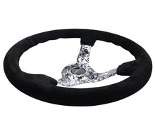 Load image into Gallery viewer, NRG Reinforced Steering Wheel (350mm / 3in. Deep) Blk Suede w/Hydrodipped Digi-Camo Spokes - Black Ops Auto Works