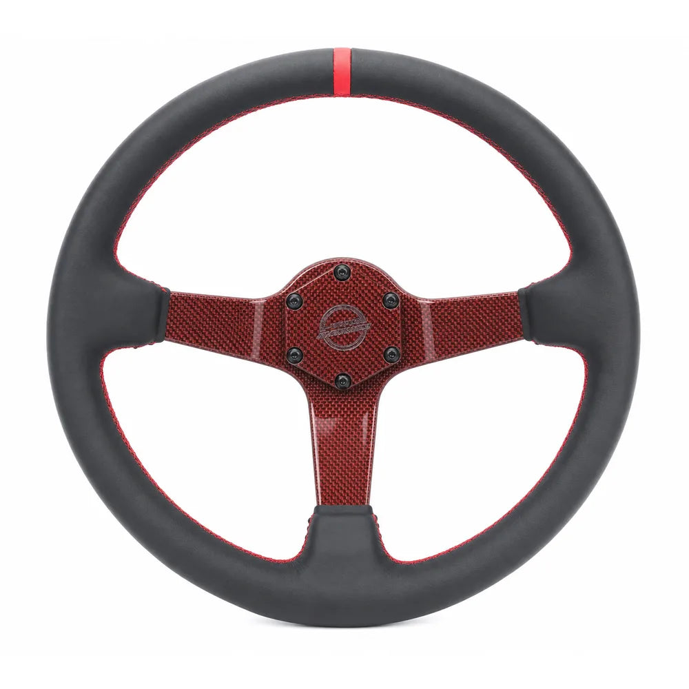 NRG RST-036CF-RD 350mm Carbon Fiber Steering Wheel