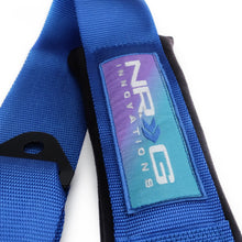 Load image into Gallery viewer, NRG 5-point seat belt harness packaging, blue