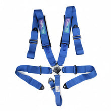 Load image into Gallery viewer, NRG 5-point 3in seat belt harness with cam lock, blue