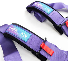 Load image into Gallery viewer, NRG SFI 16.1 5Pt 3 Inch Seat Belt Harness with Pads / Cam Lock - Purple - Black Ops Auto Works