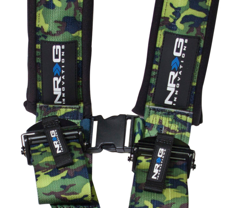 NRG SFI 16.1 5pt 3in. Seat Belt Harness/ Latch Link - Camo - Black Ops Auto Works