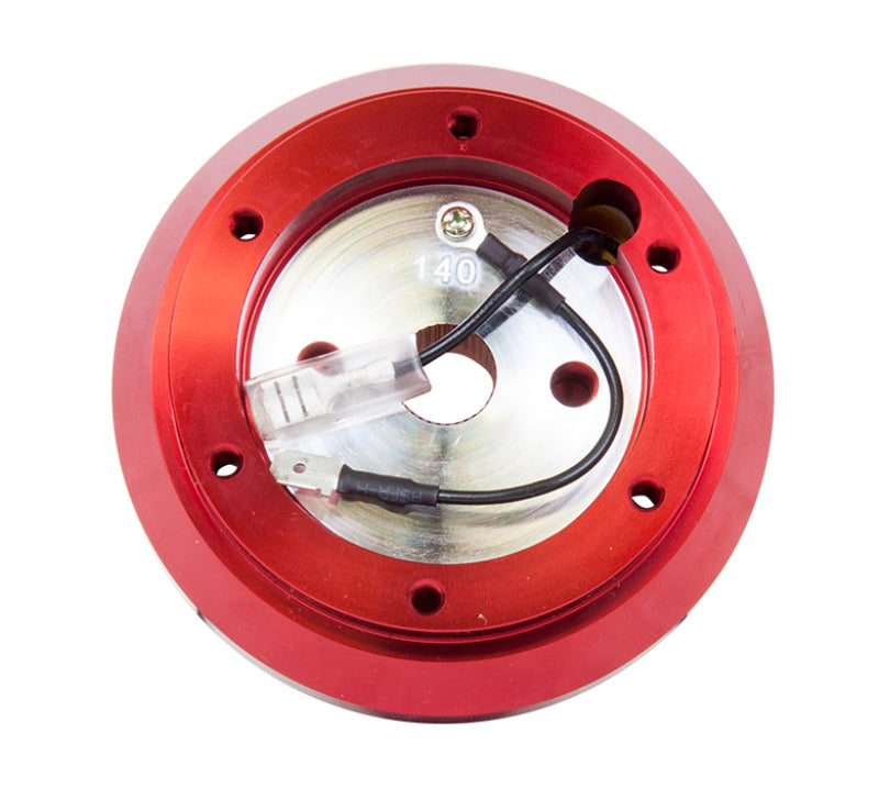 NRG Short Hub Adapter S13 / S14 Nissan 240 - Red - Black Ops Auto Works