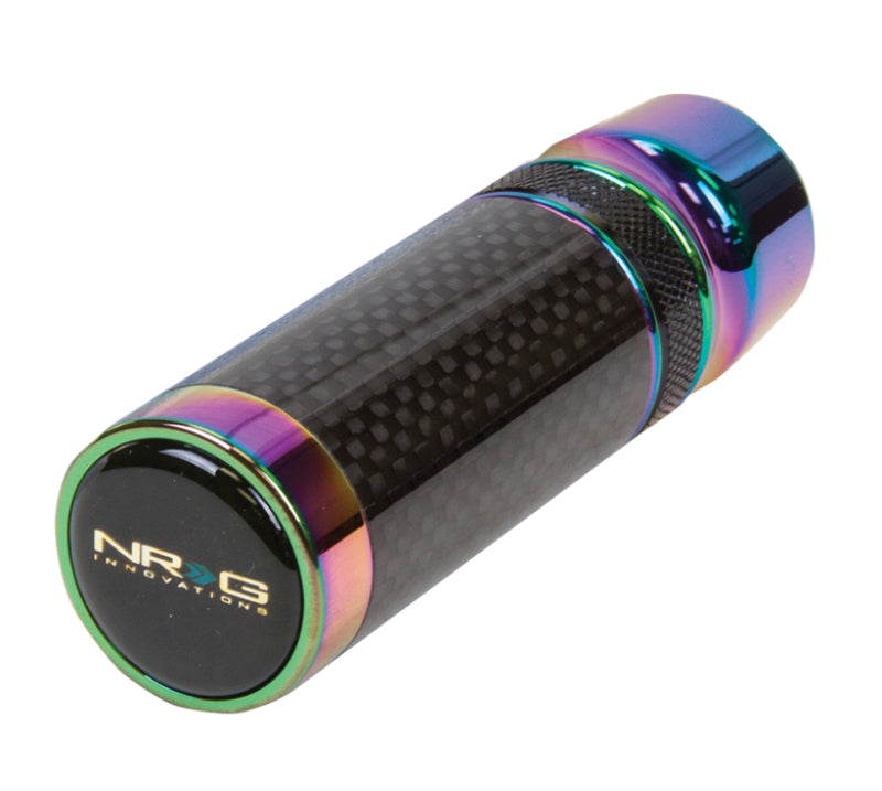 NRG Slimboy Adjustable Shift Knob (M10X1.25) Nissan / Mazda / Toyota - Carbon Fiber / Neochrome - Black Ops Auto Works