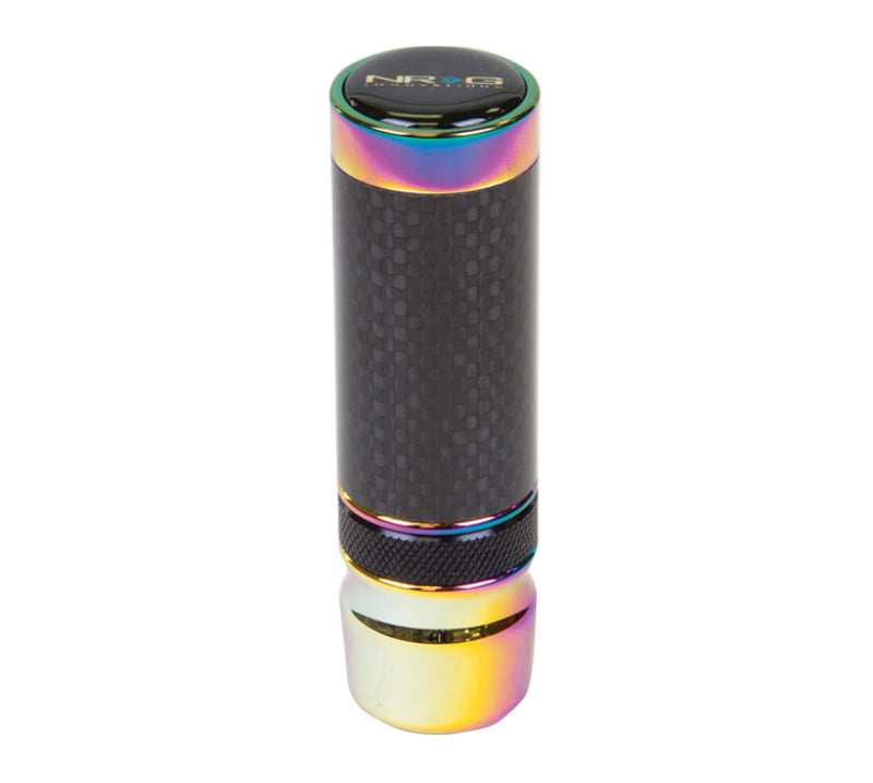 NRG Slimboy Adjustable Shift Knob (M10X1.25) Nissan / Mazda / Toyota - Carbon Fiber / Neochrome - Black Ops Auto Works