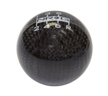 Load image into Gallery viewer, NRG Universal Ball Style Shift Knob - Black Carbon Fiber (6 Speed Pattern) - Black Ops Auto Works