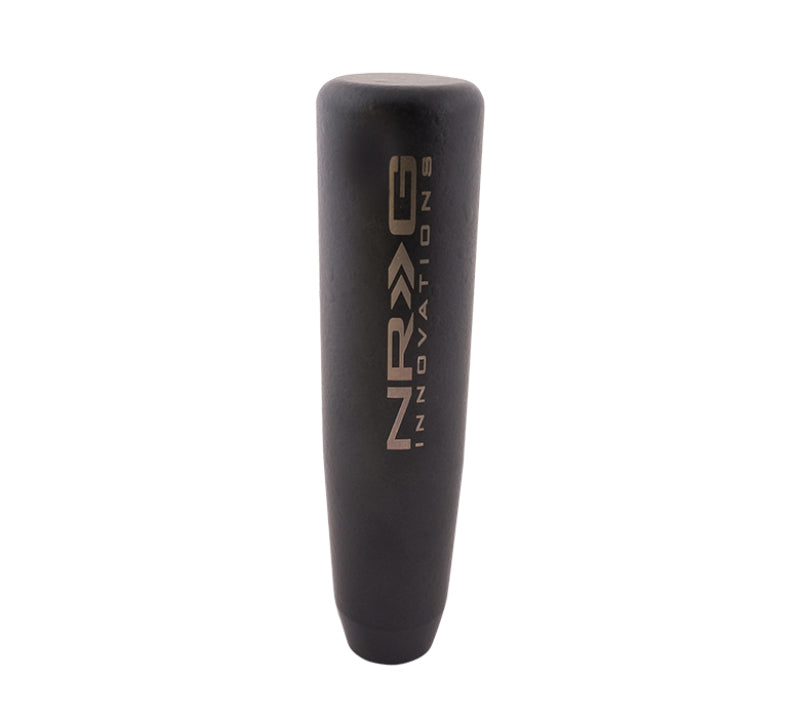 NRG Universal Short Shifter Knob - 5in. Length / Heavy Weight 1.27Lbs. - Black Wrinkle Finish - Black Ops Auto Works