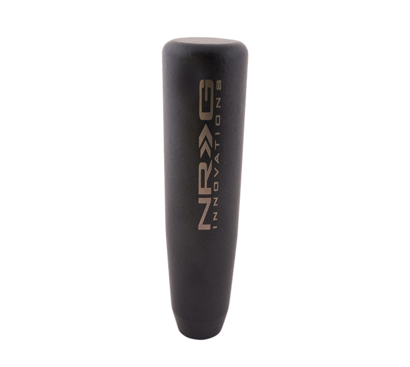 NRG Universal Short Shifter Knob - 5in. Length / Heavy Weight 1.27Lbs. - Black Wrinkle Finish - Black Ops Auto Works