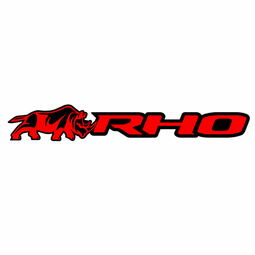 OEM-style RHO Rhino combo badge for 2025-2026 Ram 1500 RHO