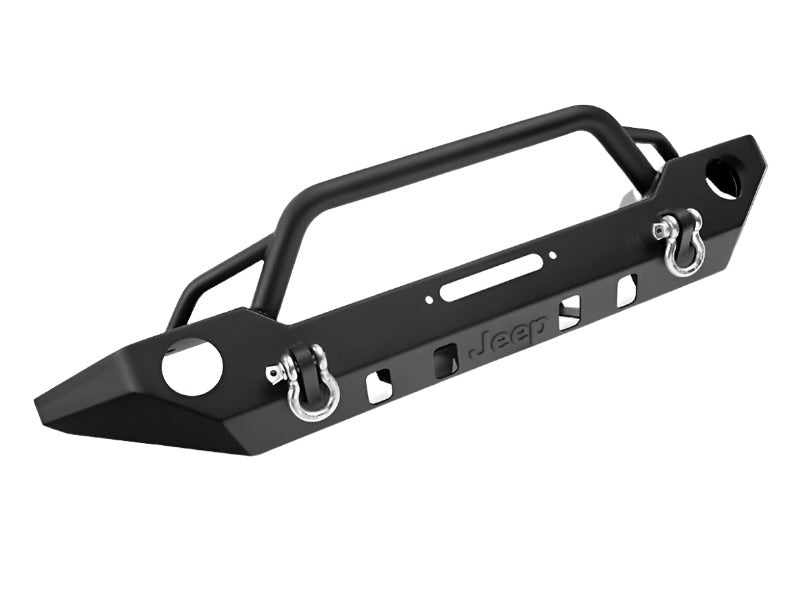 Officially Licensed Jeep 07-18 Jeep Wrangler JK Adventure HD Front Bumper w/ Jeep Logo - Officially Licensed Jeep OLJJ164363