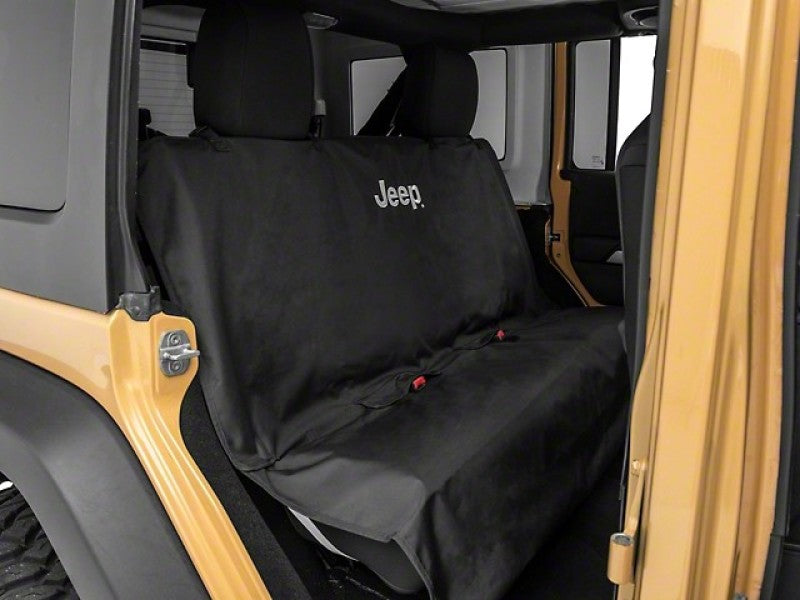 Officially Licensed Jeep Waterproof Pet Guard Seat Cover w/ Jeep Logo - Black Ops Auto Works