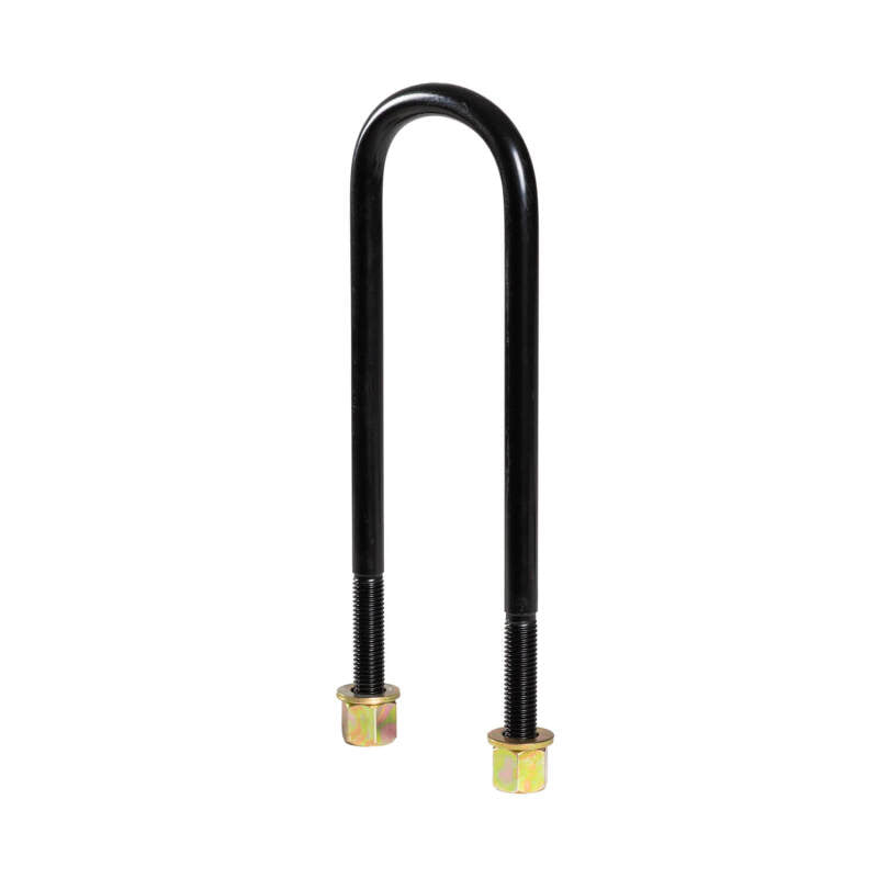 Old Man Emu OMEU96 black powder-coated steel leaf spring U-bolt for the 2021-2024 Ford F-150 rear axle, view 2