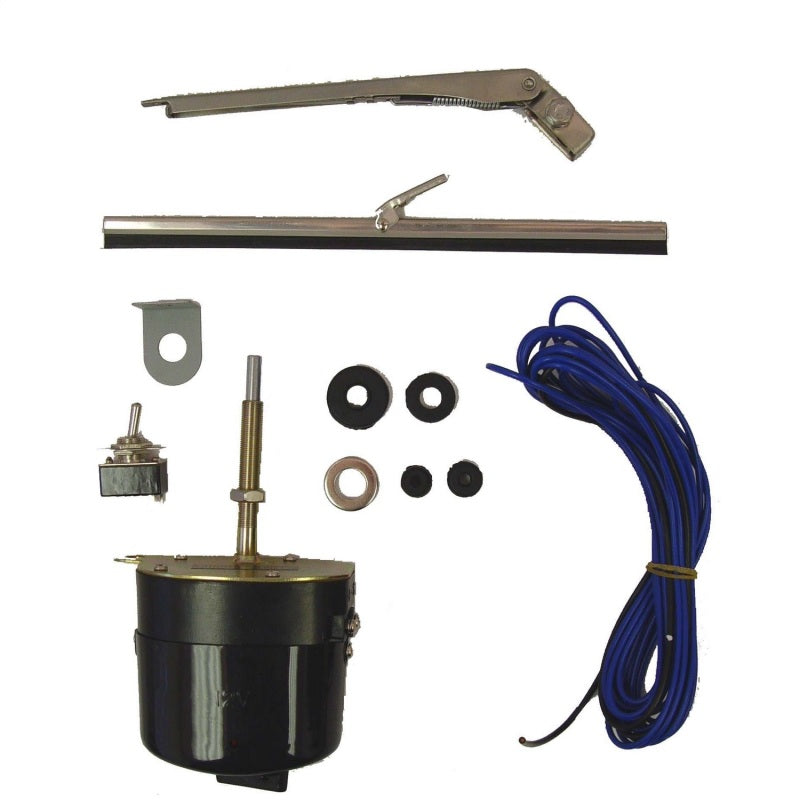 Omix 12-Volt Wiper Motor Kit 41-68 Willys Models - Black Ops Auto Works