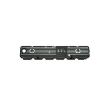 Load image into Gallery viewer, Omix Blk Alum Valve Cover 4.2L Logo 80-91 Jeep Models - Black Ops Auto Works