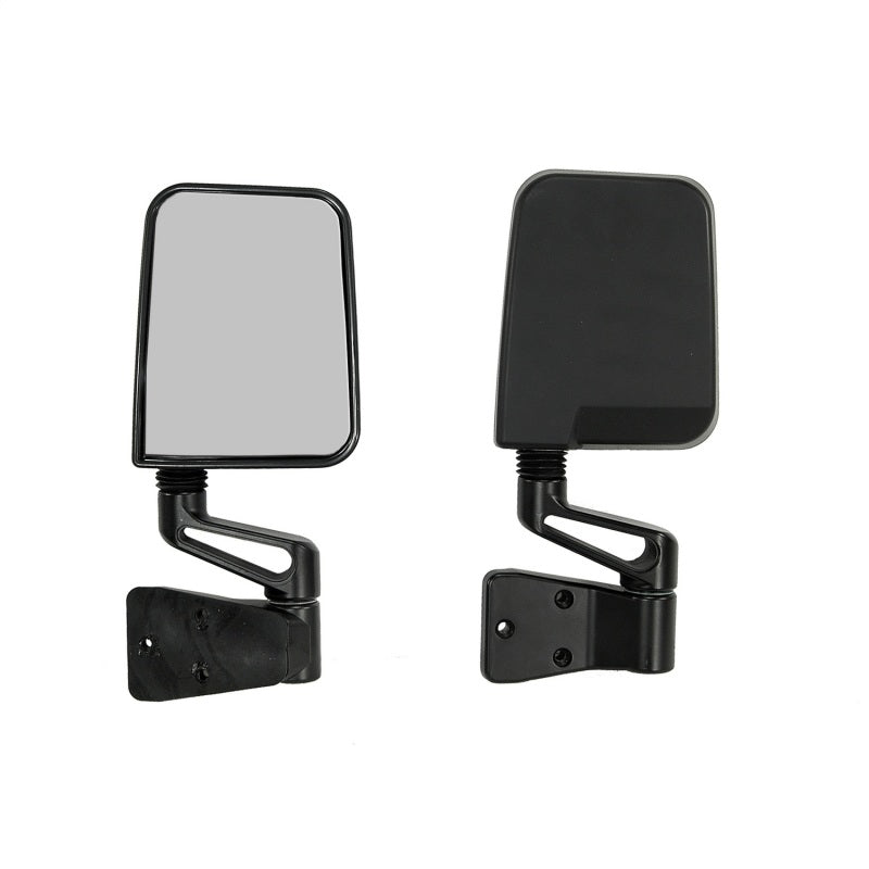 Omix Door Mirror Kit Black- 87-02 Jeep Wrangler - Black Ops Auto Works