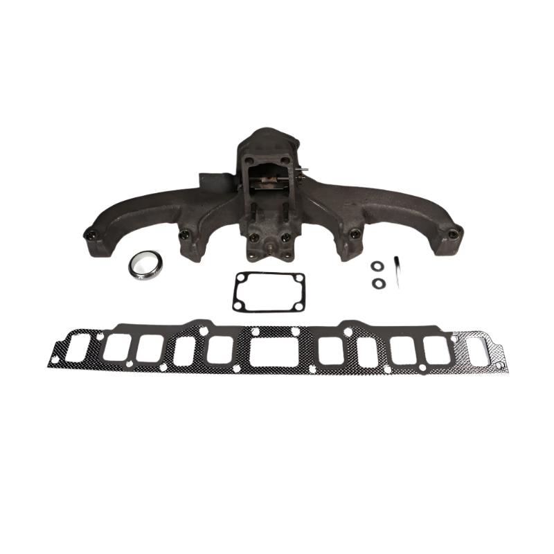 Omix Exhaust Manifold Kit 3.8L & 4.2L 72-80 CJ SJ - Black Ops Auto Works