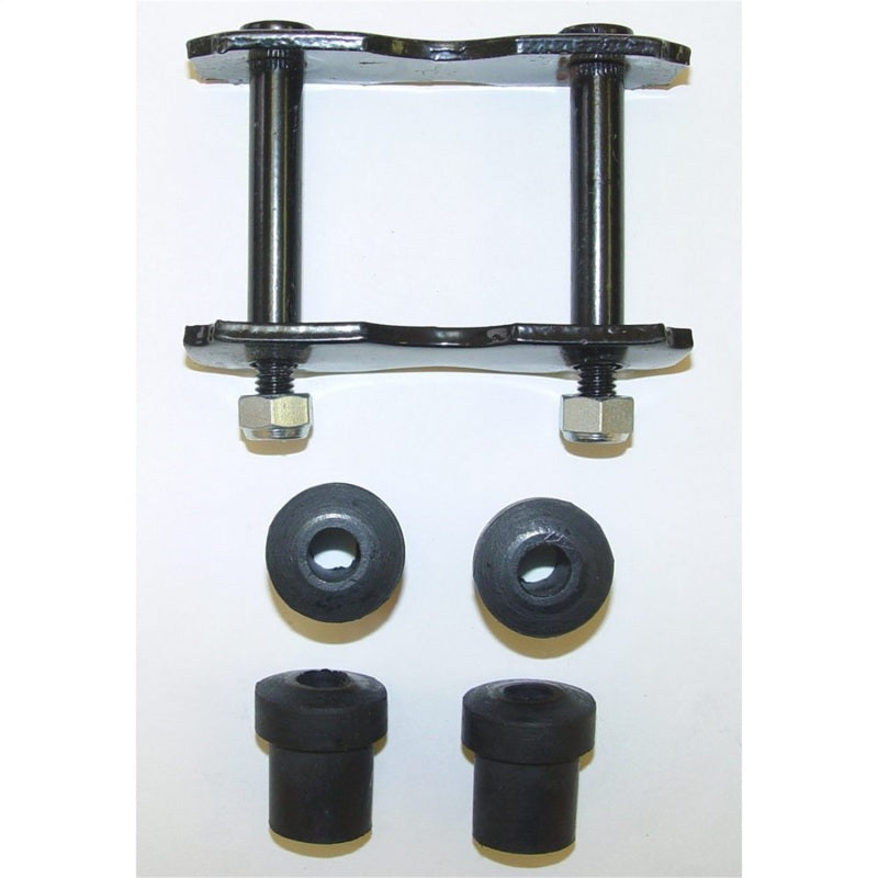 Omix Front Spring Shackle Kit 76-86 Jeep CJ Models - Black Ops Auto Works
