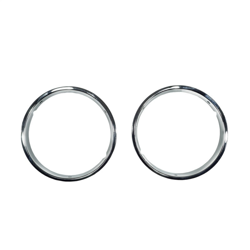 Omix Headlight Bezels Chrome 97-06 Jeep Wrangler - Black Ops Auto Works