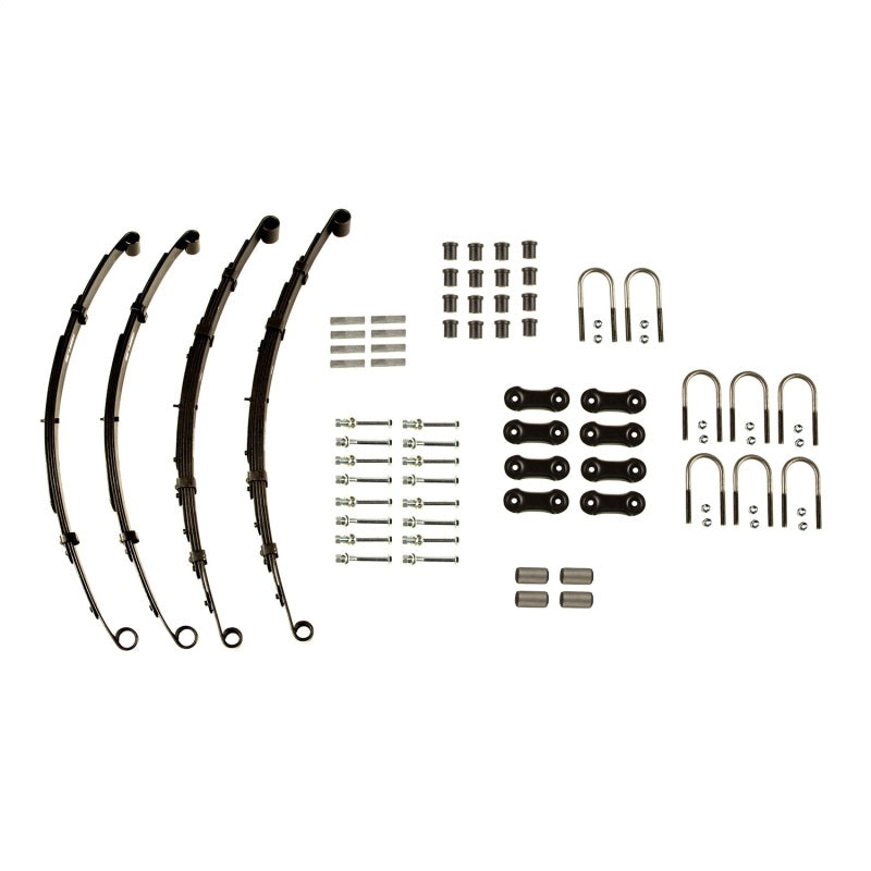 Omix Leaf Spring Kit W/O Shocks- 87-95 Jeep Wrangler - Black Ops Auto Works