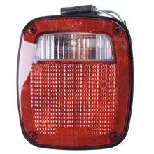 Load image into Gallery viewer, Omix Left Black Tail Lamp 91-97 Jeep YJ TJ Wrangler - Black Ops Auto Works