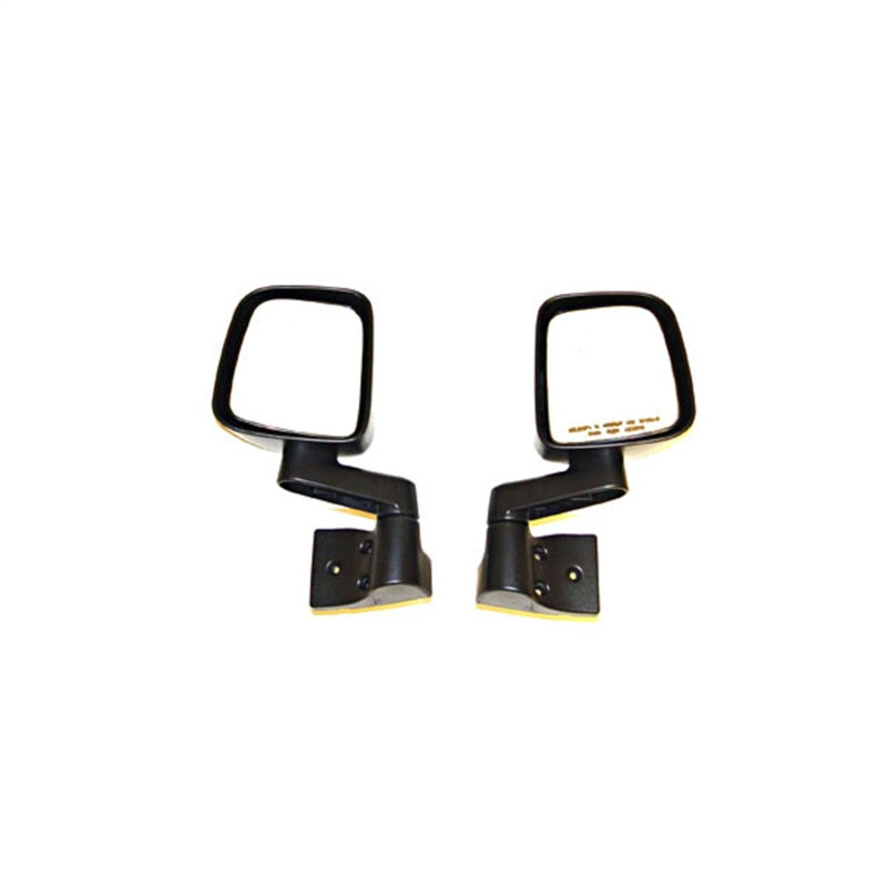 Omix Door Mirror Kit Black- 87-06 Jeep Wrangler - OMIX 11002.09