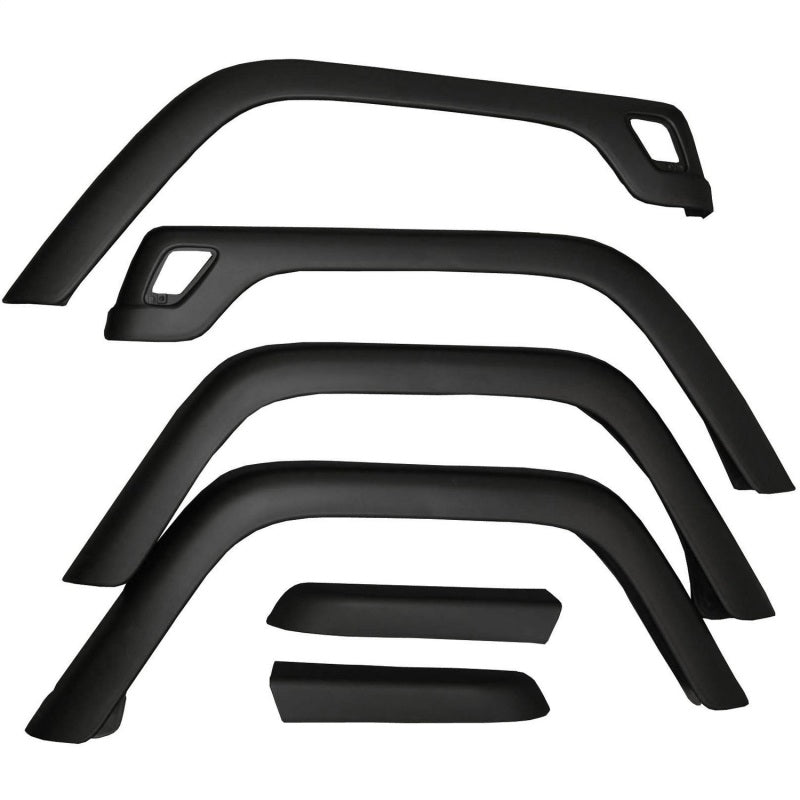 Omix 6-Piece Fender Flare Kit- 97-06 Jeep Wrangler - OMIX 11603.01