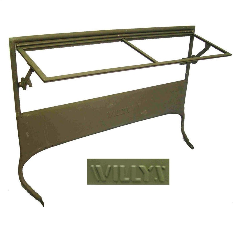 Omix Windshield Frame Willys Script 46-49 Willys CJ2A - OMIX DMC-663628
