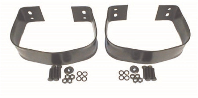 Omix Rear Bumperettes Black 76-95 CJ & Wrangler YJ - Black Ops Auto Works