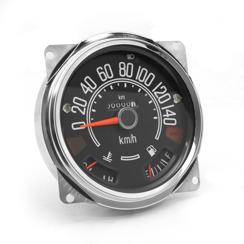 Omix Speedometer Cluster 0-140 KPH 80-86 CJ Models - Black Ops Auto Works