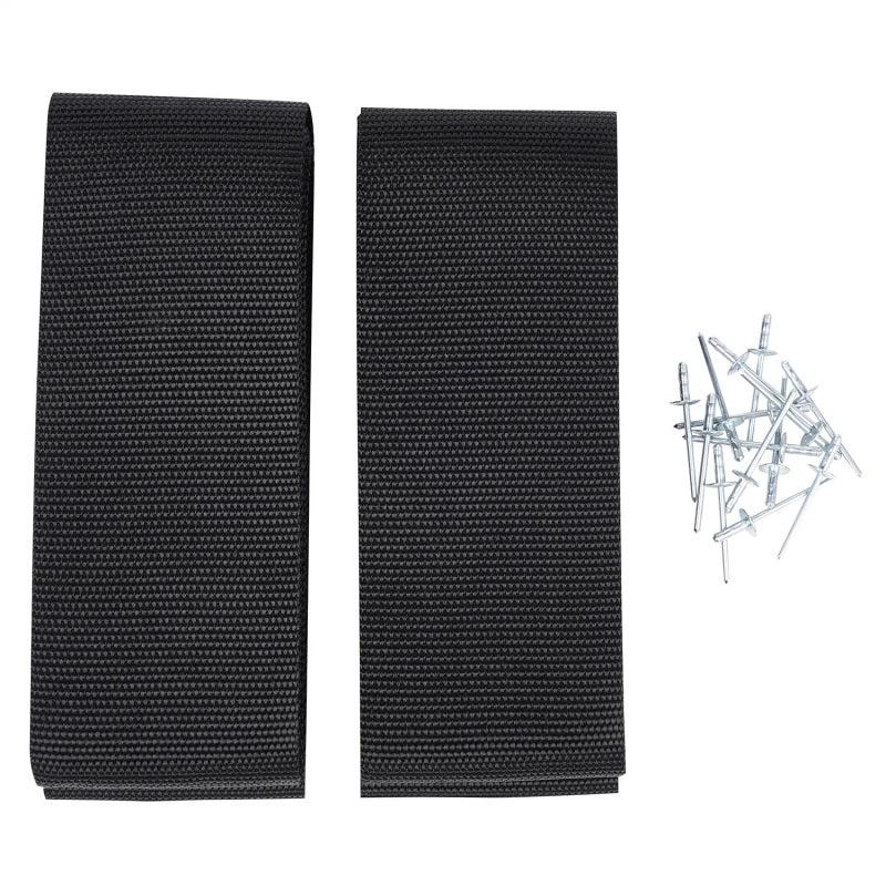 Omix Straps With Rivets Pair- 07-10 Jeep JKU 4Dr - Black Ops Auto Works