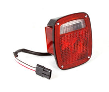 Load image into Gallery viewer, Omix Tail Light Black Housing LH 87-90 Jeep Wrangler - Black Ops Auto Works
