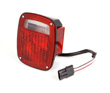 Load image into Gallery viewer, Omix Tail Light Black Housing RH 87-90 Jeep Wrangler - Black Ops Auto Works