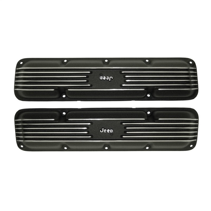 Omix Valve Cover Pair W/ Script - Black Ops Auto Works