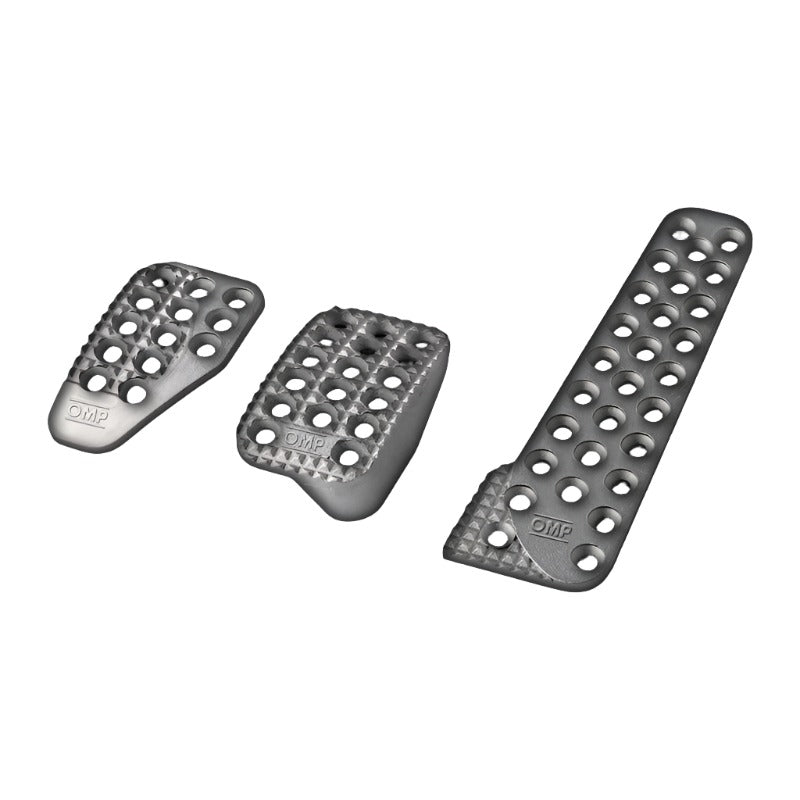 OMP Aluminum Racing Pedals (Set of 3) - Black Ops Auto Works