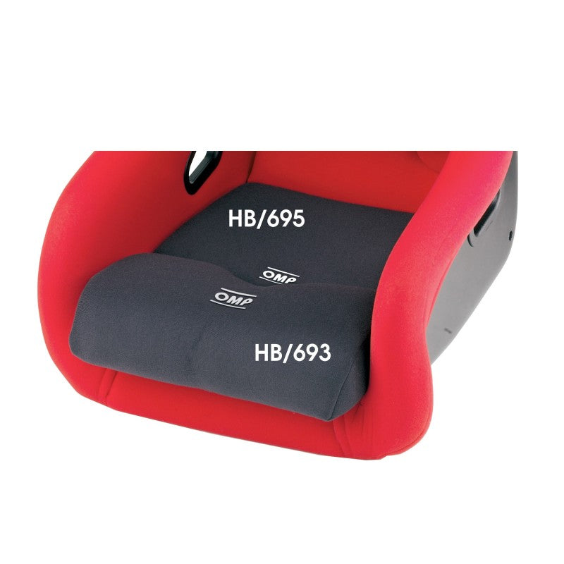 OMP OMPHB0-0695-071 Seat Cushion Black image 1
