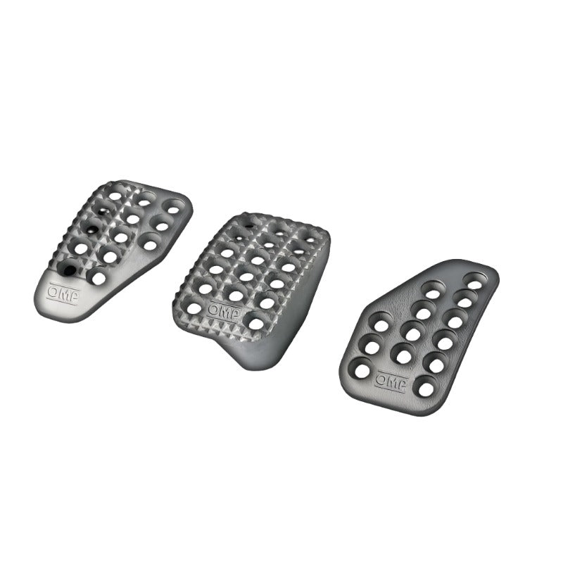 OMP Sand-Blasted Aluminum Pedals (Set of 3) - Black Ops Auto Works