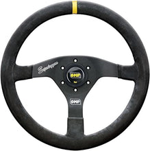 Load image into Gallery viewer, OMP Velocita Superleggero Suede Leather 350mm Diameter Steering Wheel Black - Black Ops Auto Works