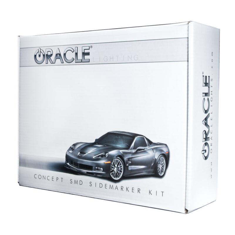 Oracle 05-13 Chevrolet Corvette C6 Concept Sidemarker Set - Tinted - No Paint - Black Ops Auto Works