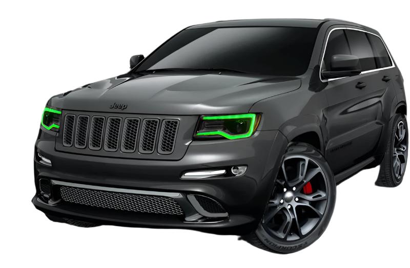 Close-up of seamless LED board and ColorSHIFT flowing pattern