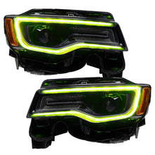 Load image into Gallery viewer, Oracle 14-21 Jeep Grand Cherokee Dynamic Headlight DRL Upgrade Kit - ColorSHIFT