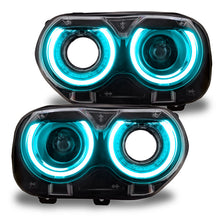 Load image into Gallery viewer, Oracle 15-21 Dodge Challenger RGB+W Headlight DRL Upgrade Kit - ColorSHIFT+W - Black Ops Auto Works