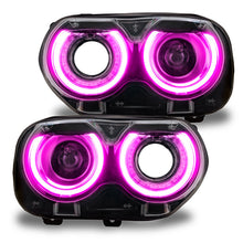 Load image into Gallery viewer, Oracle 15-21 Dodge Challenger RGB+W Headlight DRL Upgrade Kit - ColorSHIFT+W - Black Ops Auto Works