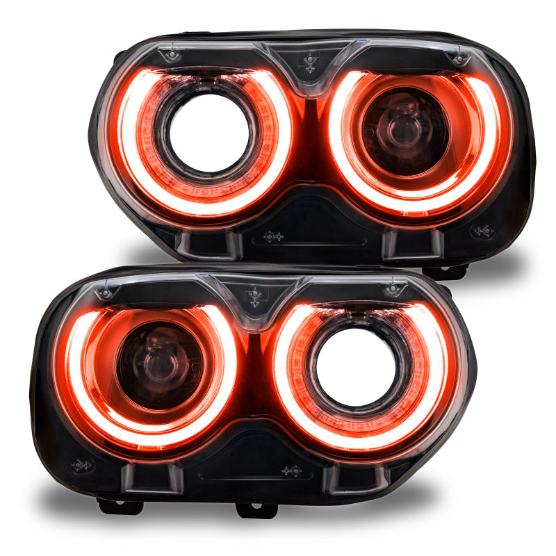 Oracle 15-21 Dodge Challenger RGB+W Headlight DRL Upgrade Kit - ColorSHIFT+W - Black Ops Auto Works