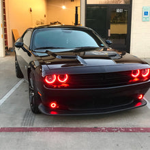 Load image into Gallery viewer, Oracle 15-21 Dodge Challenger Waterproof LED Fog Light Halo Kit - ColorSHIFT - Black Ops Auto Works